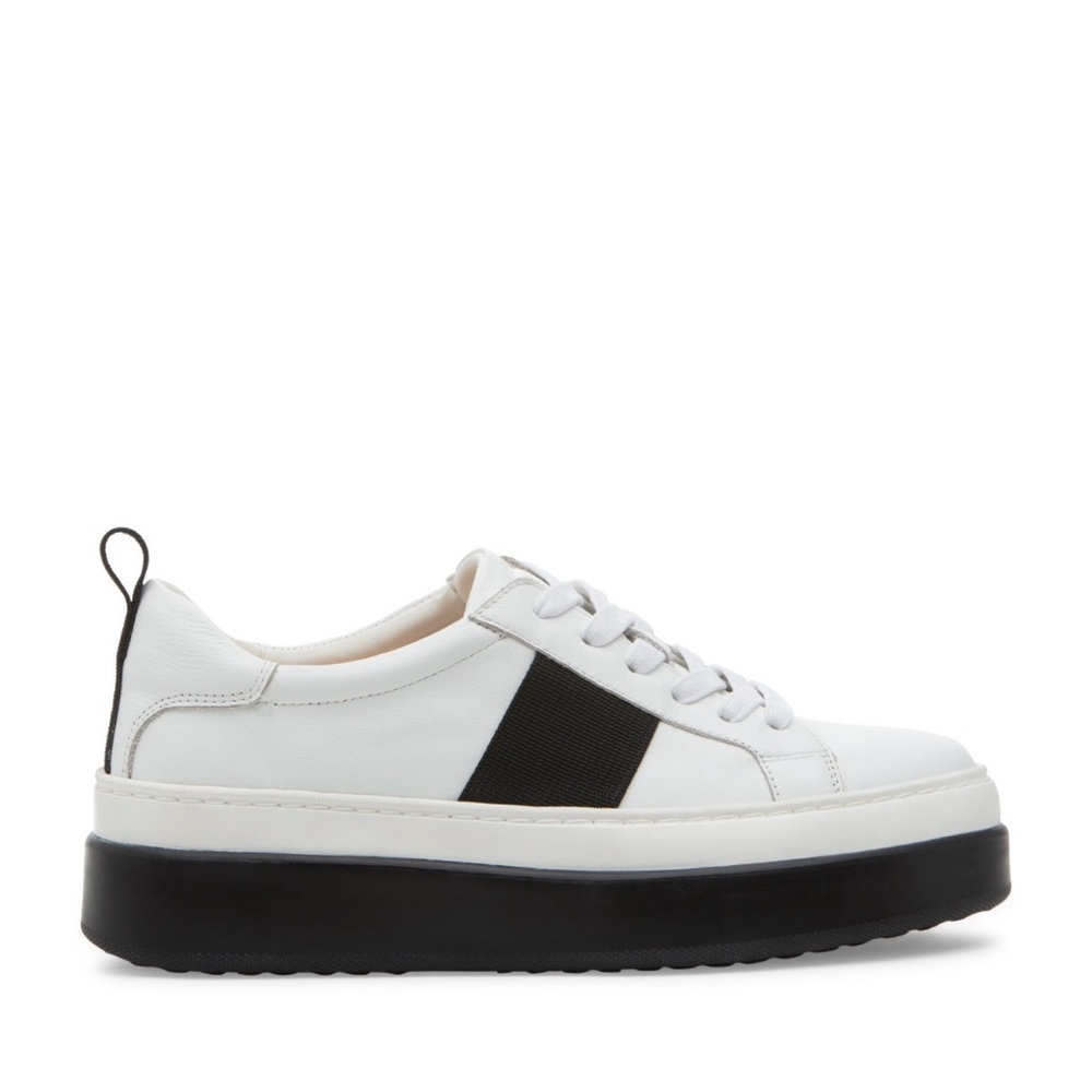 NWT Anthropologie SILENT D AFAVA Sneaker in White/Black